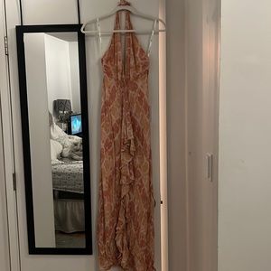 Pink xxs lovers and friends maxi dress. Tag still on